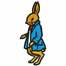 Rabbits Embroidery Design 1 Rabbits Embroidery Design 1